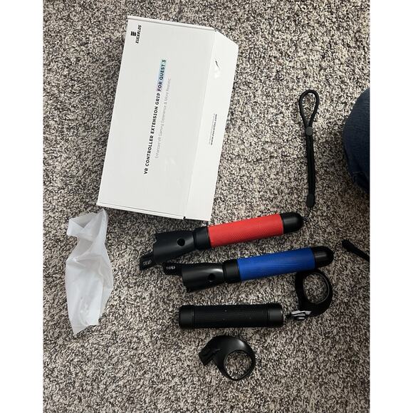 Handle Attachments Accessories Meta Quest 3 Controller VR Extension Grip‎ - Picture 2 of 3